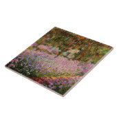 Monet - Irises in de tuin van Monet Tegeltje (Zijkant)