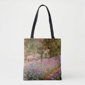 Monet - Irises in Monet's Garden Tote Bag (Voorkant)