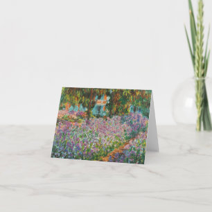 Monet Irises Note Kaart