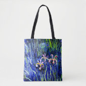 Monet - Irises Tote Bag (Voorkant)