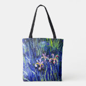 Monet - Irises Tote Bag (Achterkant)