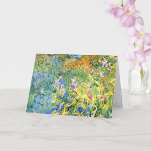 Monet - Irissen 3, kunstschilderkunst, Kaart
