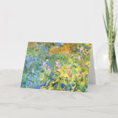 Monet - Irissen 3, kunstschilderkunst, Kaart (Voorkant)