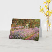 Monet - Irissen in de tuin van Monet Kaart (Gele Bloem)