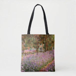 Monet - Irissen in de tuin van Monet Tote Bag