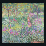 Monet is de tuin van de kunstenaar in Giverny Poster<br><div class="desc">De tuin van de kunstenaar in Giverny door Claude Monet (1900).</div>