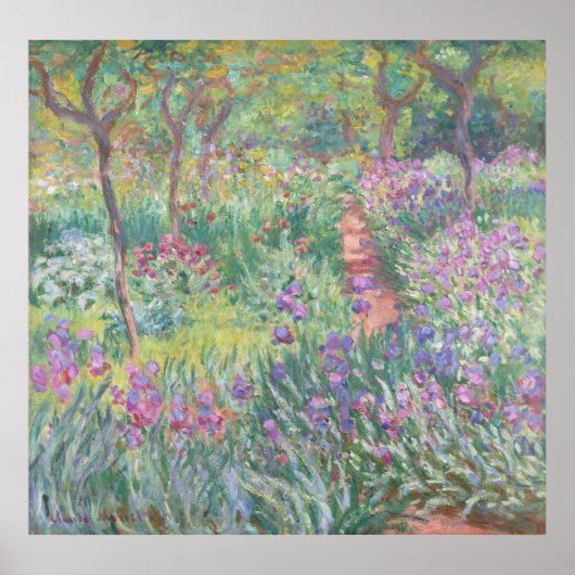 Monet is de tuin van de kunstenaar in Giverny Poster (Voorkant)
