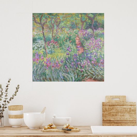 Monet is de tuin van de kunstenaar in Giverny Poster (Keuken)
