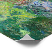 Monet is de tuin van de kunstenaar in Vétheuil Poster (Hoek)