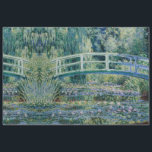 MONET JAPANESE BRIDGE TISSUE PAPIER<br><div class="desc">Een van de bekendste schilderijen van Claude Monet. Dit is een van de meer dan 200 schilderijen uit zijn watertuin waar hij zijn collectie van de waterlelies schilderde. Dit specifieke stuk is rijk aan grays en appels, alsook aan blauwe en groene groenen en is in 1900 voltooid. Voor het kunstwerk...</div>