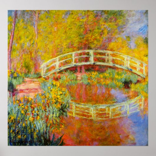 Monet Japans Bridge Poster (Voorkant)