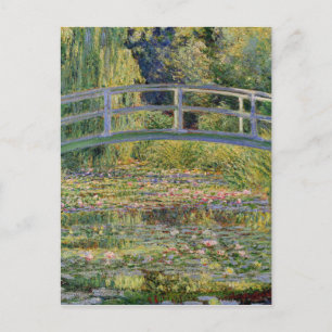 Monet Japans brug Water Lily Pond Landschap Briefkaart