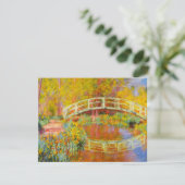 Monet Japanse Bridge-uitnodigingen Kaart (Staand voorkant)