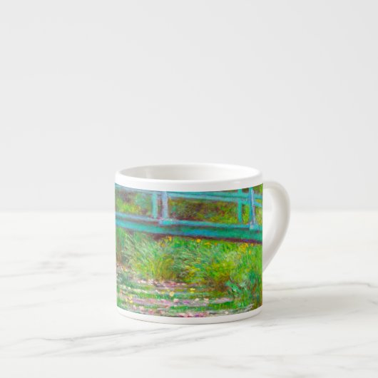 Monet Japanse brug en waterlilies Espresso Kop (Voorkant rechts)