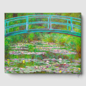 Monet Japanse brug en waterlilies Gastenboek (Achterkant)