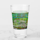 Monet Japanse brug en waterlilies Glas (Achterkant)