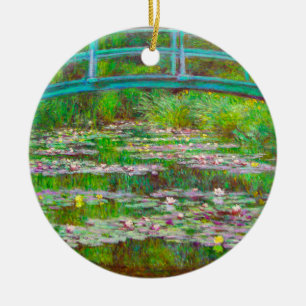 Monet Japanse brug en waterlilies Keramisch Ornament