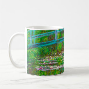 Monet Japanse brug en waterlilies Koffiemok