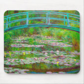 Monet Japanse brug en waterlilies Muismat (Voorkant)