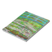 Monet Japanse brug en waterlilies Notitieblok (Linkerzijde)