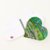 Monet Japanse brug en waterlilies Notitieboek (Binnen)