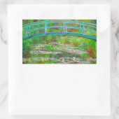 Monet Japanse brug en waterlilies Rechthoekige Sticker (Tas)