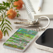 Monet Japanse brug en waterlilies Sleutelhanger (Voorkant Rechts)