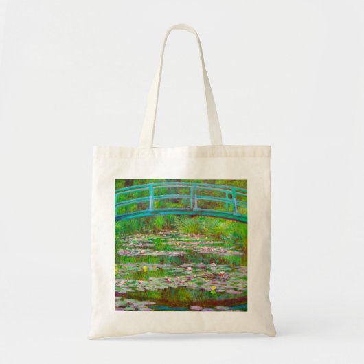 Monet Japanse brug en waterlilies Tote Bag (Voorkant)