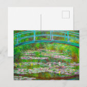 Monet Japanse brug en waterlilies Uitnodiging Briefkaart (Voorkant / Achterkant)