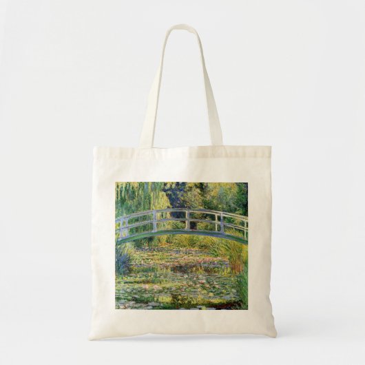 Monet Japanse brug met de Canvas tas Water Lilies (Voorkant)