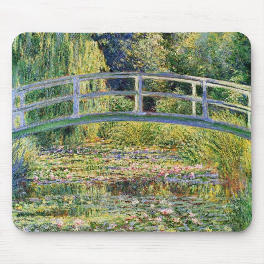 Monet Japanse brug met de Muismat Water Lilies (Voorkant)