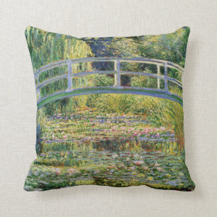 Monet Japanse brug met water Lilies Pillow Kussen