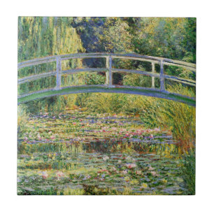 Monet Japanse brug met waterlilies Tile Tegeltje