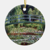 Monet Japanse voetbalbrug en de Water Lily Pool Keramisch Ornament (Voorkant)