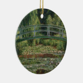 Monet Japanse voetbalbrug en de Water Lily Pool Keramisch Ornament (Rechts)