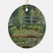 Monet Japanse voetbalbrug en de Water Lily Pool Keramisch Ornament (Links)