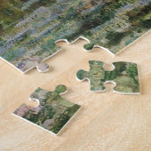 Monet Japanse voetbalbrug en de Water Lily Pool Legpuzzel (Zijkant)