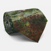 Monet Japanse voetbalbrug en de Water Lily Pool Stropdas (Opgerold)
