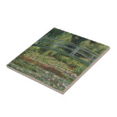 Monet Japanse voetbalbrug en de Water Lily Pool Tegeltje (Zijkant)
