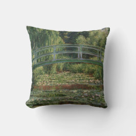 Monet Japanse voetbrug en het waterlelismeer Kussen