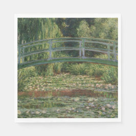 Monet Japanse voetbrug en het waterlelismeer Servet