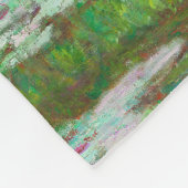 Monet Japanse voetgangersbrug Fleece Deken (Hoek)