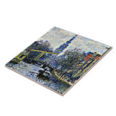 Monet: Kanaal in Amsterdam Tegeltje (Zijkant)