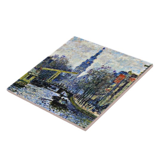 Monet: Kanaal in Amsterdam Tegeltje (Zijkant)