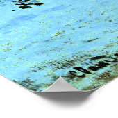 Monet - Kar op de Sneeuw Poster (Hoek)