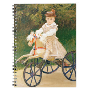 Monet Kind op Paardendriewieler Spiraal Notitieboe Notitieboek