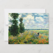 Monet - Klaprozenveld, Argenteuil (Voorkant)