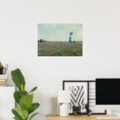 Monet - klaprozenveld poster (Thuiskantoor)