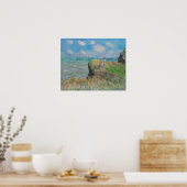 Monet - Klipwandeling bij Pourville Poster (Keuken)