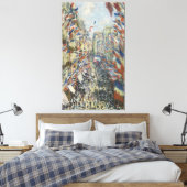 Monet Kunst, De Rue Montorgueil in Parijs Canvas Afdruk (Insitu (Slaapkamer))